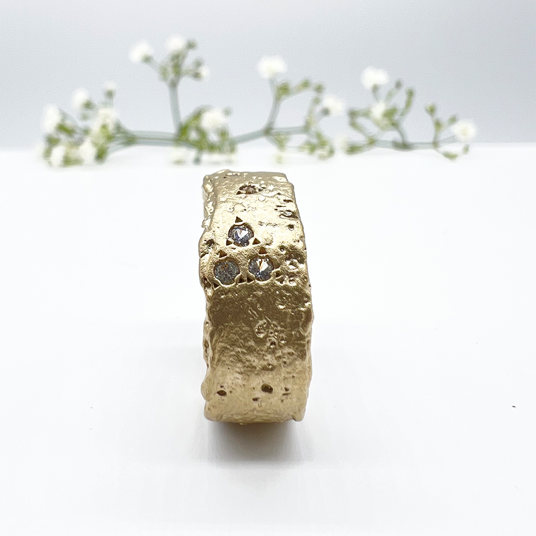 Misty Forest Starshine Ring - 14K Gold