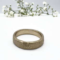 Misty Forest "Jules" Herrering - 18K naturlig hvidguld