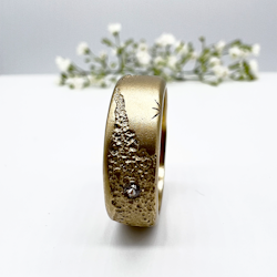 Misty Forest World Ring - 118K Natural White Gold