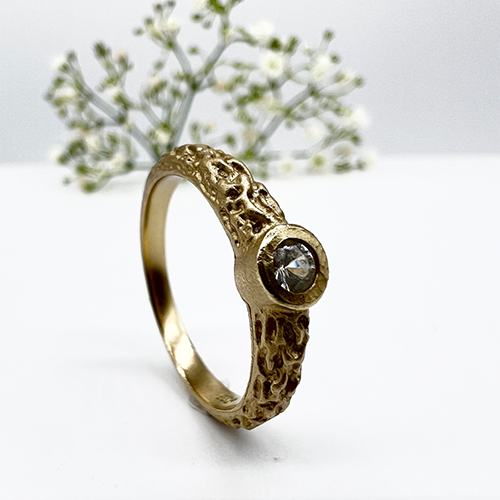 Misty Forest Mizzle Ring - 14K Gold