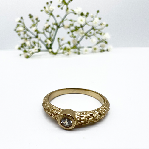 Misty Forest "Mizzle" Ring - Förgyllt med 14K Guld