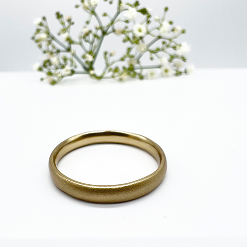 Misty Forest Plain Ring – 14 Karat Gold