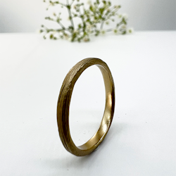 Misty Forest Silk Ring - 14 Karat Gold