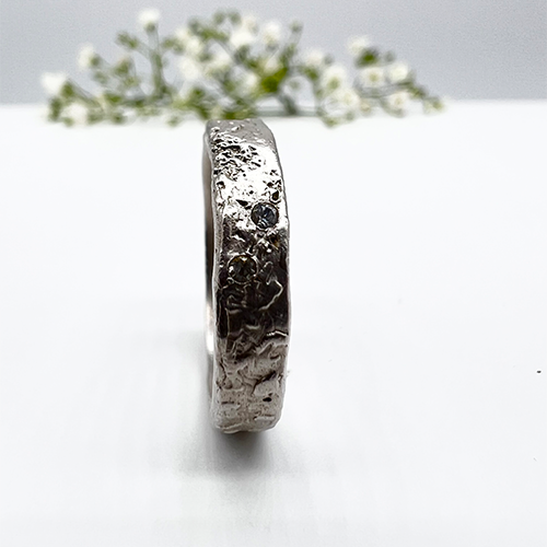 Misty Forest "Twinkle" Ring - 18K Vitguld med Rhodium