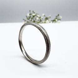 Misty Forest Mars Mens Ring- Silver