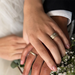 Misty Forest "Summer Rain" Ring - Förgyllt med 14K Guld
