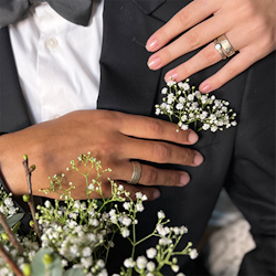 Misty Forest "Teardrop" Ring - Förgyllt med 14K Guld