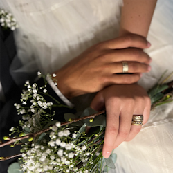 Misty Forest "Shadow" Ring - Förgyllt med 14K Guld