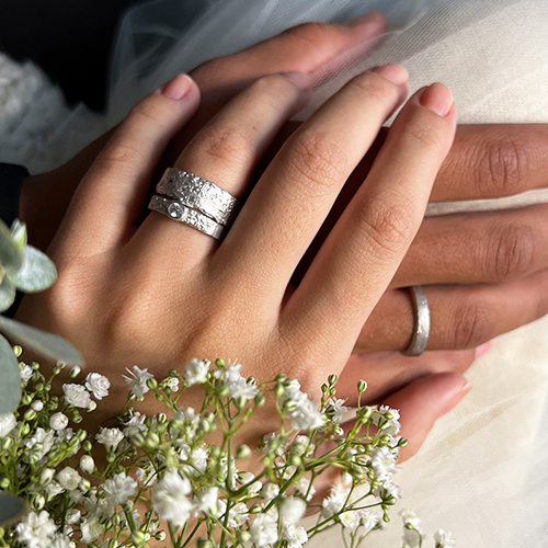 Misty Forest Éclat Ring- Silver