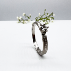 Misty Forest "Raindrop" Ring