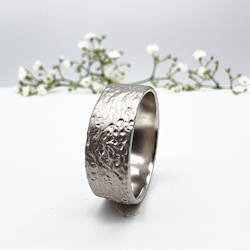 Misty Forest "Cotton" Mens Ring