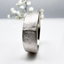 Misty Forest "Print" Mens Ring