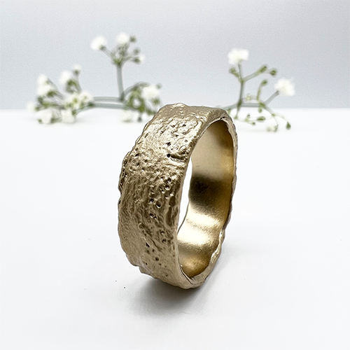 Misty Forest "Raw" Mens Ring
