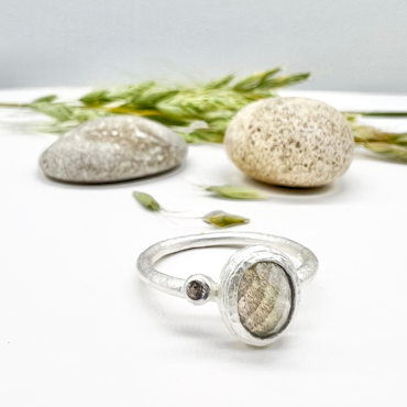 Mooncore Ring – Silber