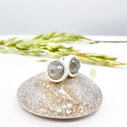 Crust Earrings - Silver