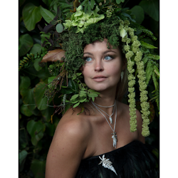 The Lady Fern Örhängen - Silver