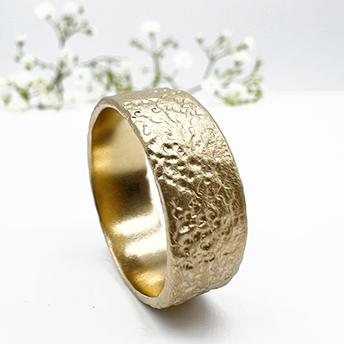 Misty Forest "Cotton" Mens Ring