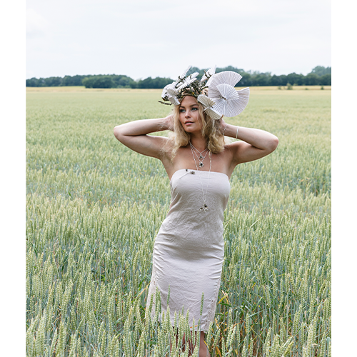 Halsband Phalène Butterfly - Silver