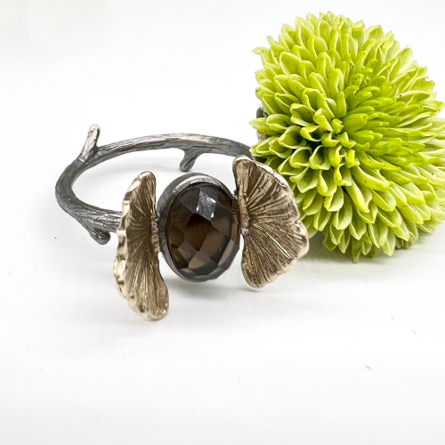 Ring Aurora Butterfly  - Brons/Guld