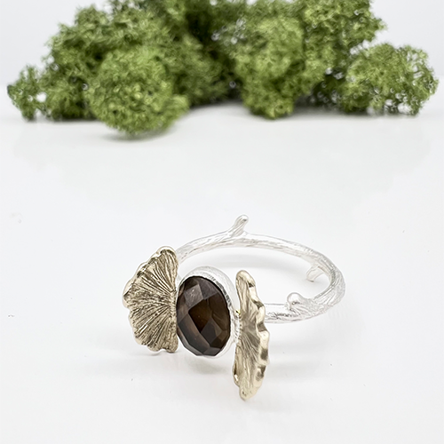 Aurora Butterfly Ring - Silver