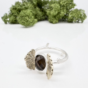 Aurora Butterfly Ring – Silber