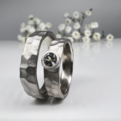 Misty Forest "Hill" Mens Ring