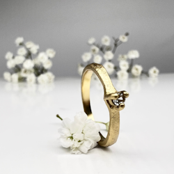 Misty Forest "Twig" Ring