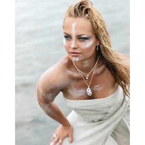Halsband Hollow - Silver