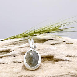 Foggy Rain Necklace - Silver