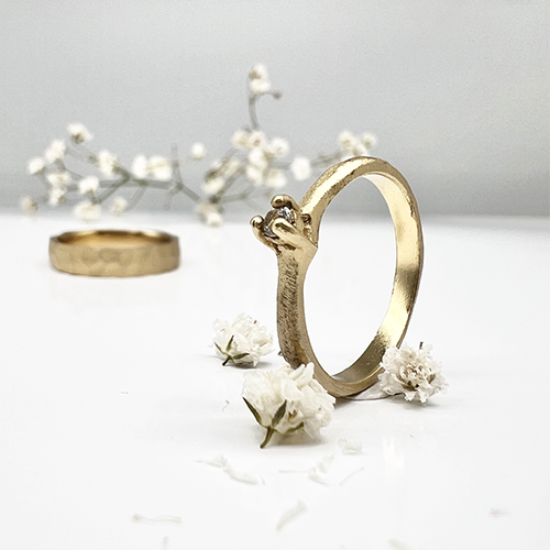 Misty Forest "Twig" Ring