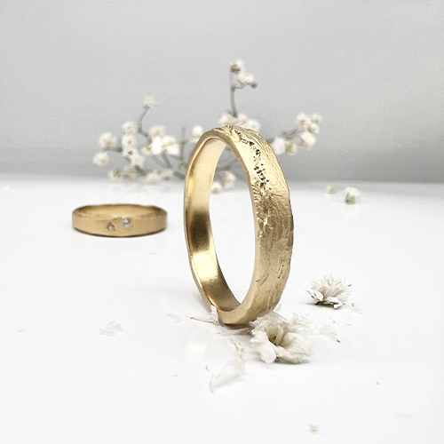 Misty Forest "Sea" Mens Ring