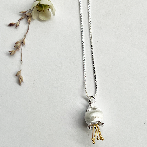 Lily of the Valley Necklace - Silver/Gold