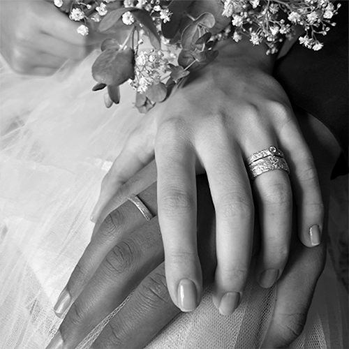 Misty Forest Éclat Ring - 18K Natural White Gold