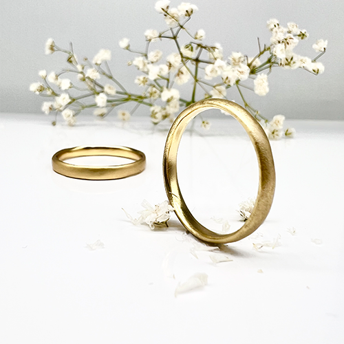 Misty Forest "Plain" Ring - 18K Gulguld