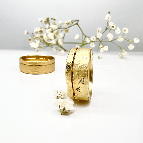 Misty Forest "Horizon" Ring - 18K Gulguld