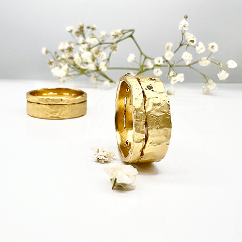 Misty Forest "Horizon" Ring - 18K Gulguld