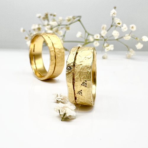 Misty Forest "Horizon" Ring - 18K Gulguld