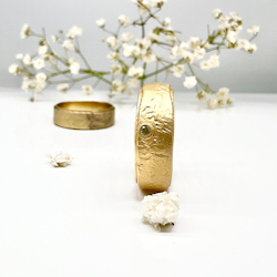 Misty Forest "Azure" Ring - 18K Gulguld