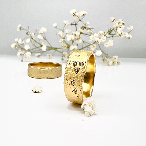 Misty Forest "Starshine" Ring - 18K Gulguld