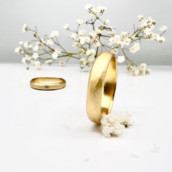 Misty Forest "Louie" Mens Ring - 18K Gulguld