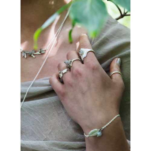 Ring Whispering Forest - Silver