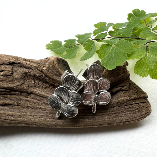 Örhängen Feuille - Silver