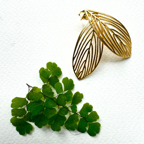 Earrings Blade - Gold