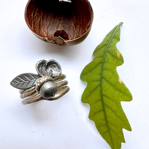 Ring Queen of Forest Oak - Gold/Bronze