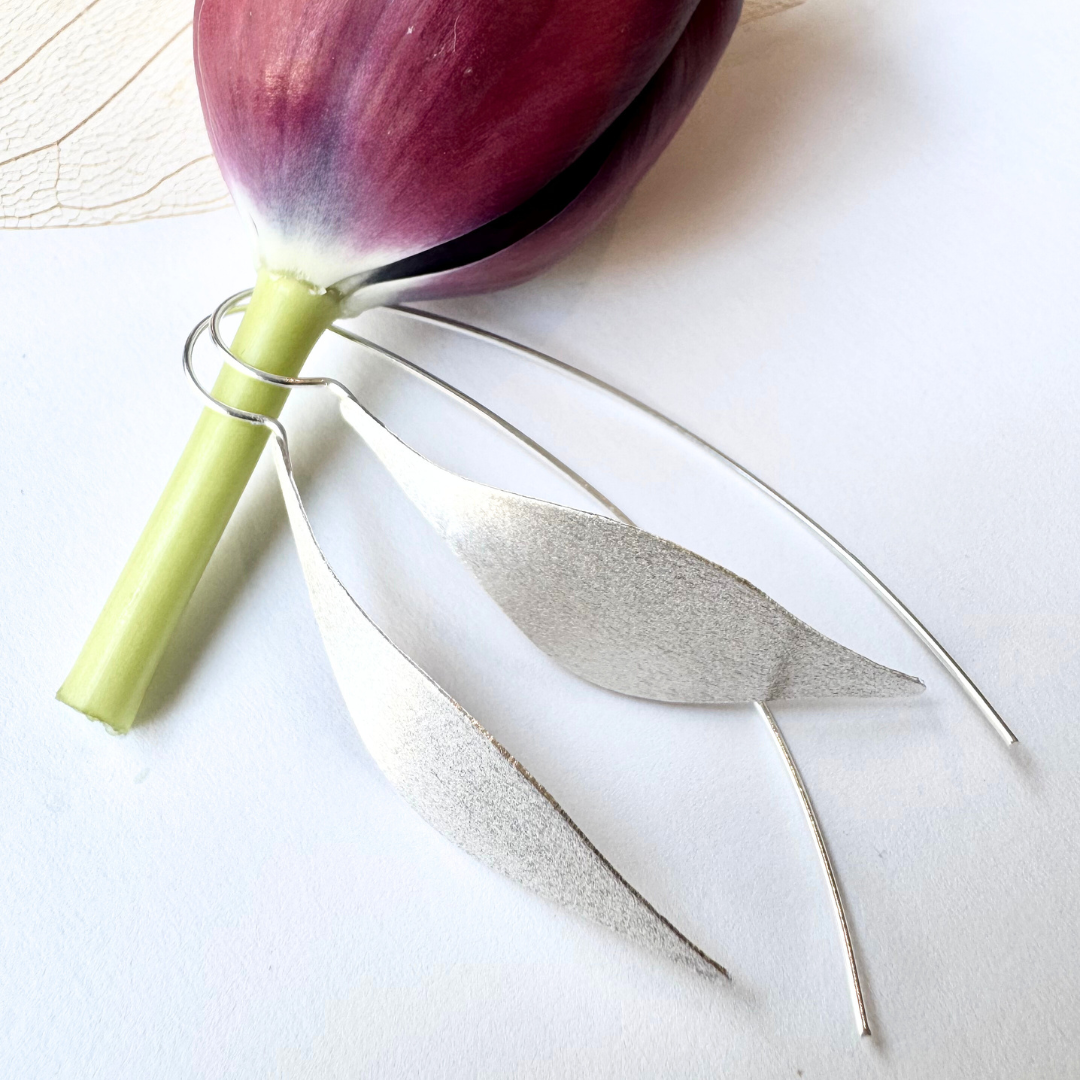 Örhängen Simple Leaf - Silver