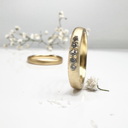 Misty Forest "Water" Ring - Förgyllt med 14K Guld