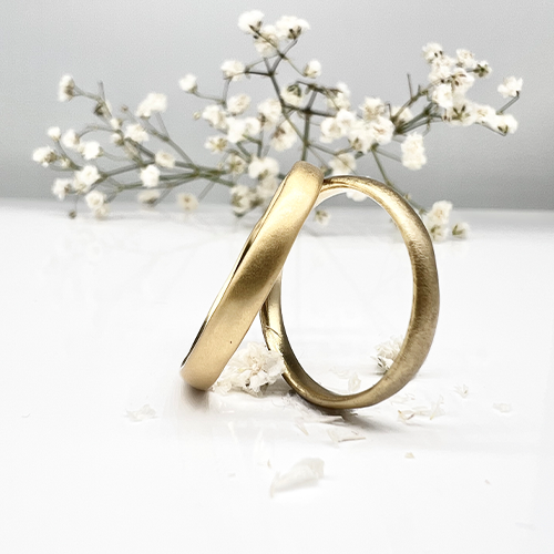 Misty Forest Plain Ring - 14K Gold