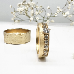 Misty Forest "Shadow" Ring - Förgyllt med 14K Guld