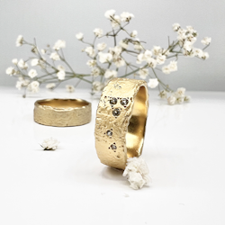 Misty Forest Starshine Ring - 14K Gold