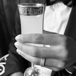 Misty Forest "Urbane" Mens Ring - Förgyllt med 14K Guld
